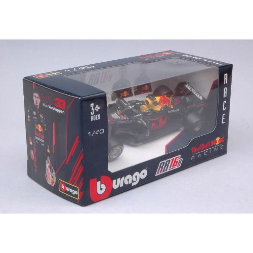 RED BULL RB16B MAX VERSTAPPEN 2021 N.33 1:43 Burago Formula 1 Modellino