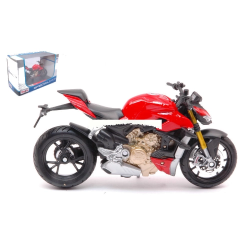 DUCATI SUPER NAKED V4 S 2020 RED 1:18 Maisto Moto Modellino