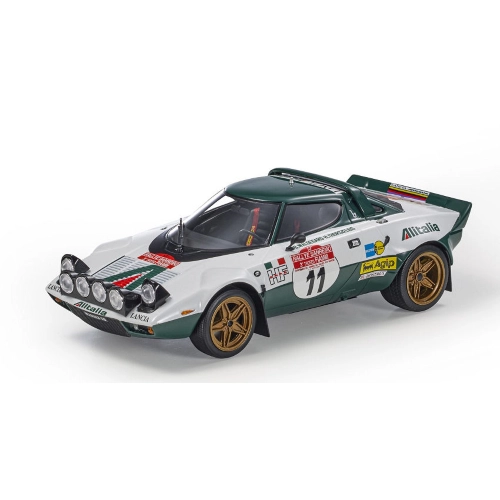 LANCIA STRATOS HF N.11 WINNER SANREMO 1975 WALDEGARD-THORSZELIUS 1:18 TopMarques Auto Rally Modellino