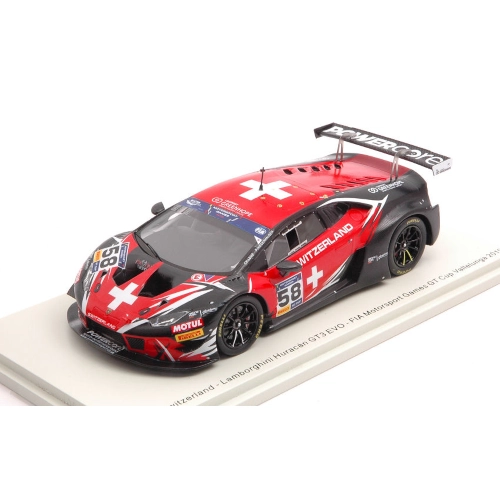 LAMBORGHINI HURACAN GT3 N.58 VALLELUNGA 2019 C.LENZ-P.NIEDERHAUSER 1:43 Spark Model Auto Competizione Modellino