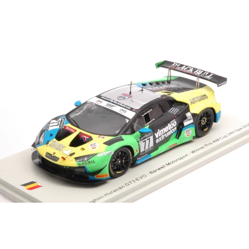 LAMBORGHINI HURACAN GT3 N.77 WINNER 24H SPA 2020 MITCHELL-COLLARD-MACHITSKI-COLLARD 1:43 Spark Model Auto Competizione Modellino
