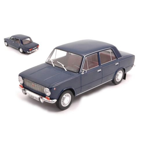 LADA 1200 (FIAT 124) 1970 DARK BLUE 1:24 Whitebox Auto Stradali Modellino