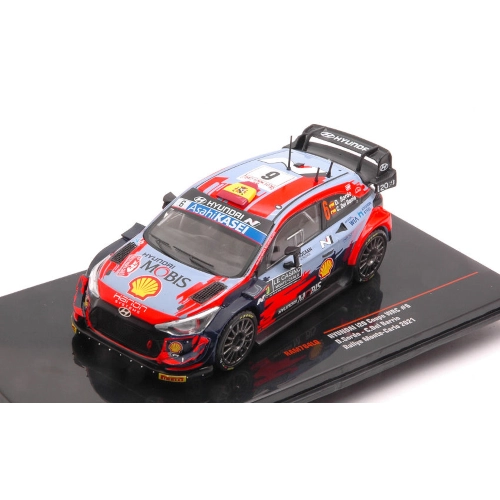 HYUNDAI i20 COUPE WRC N.6 RALLY MONTE CARLO 2021 SORDO-DEL BARRIO 1:43 Ixo Model Auto Rally Modellino