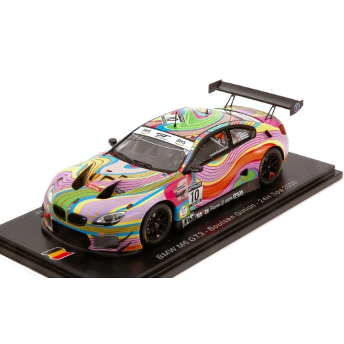 BMW M6 GT3 N.10 24 H SPA 2020 OJJEH-VANNELET-LESSENNES-KLINGMANN 1:43 Spark Model Auto Competizione Modellino