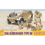 DAK KUBELWAGEN TYPE 82 KIT 1:6 Dragon Kit Mezzi Militari Modellino