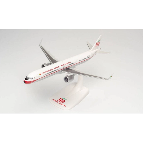 AIRBUS A321neo TAP AIR PORTUGAL RETRO 75th 1:200 Herpa Aerei Modellino
