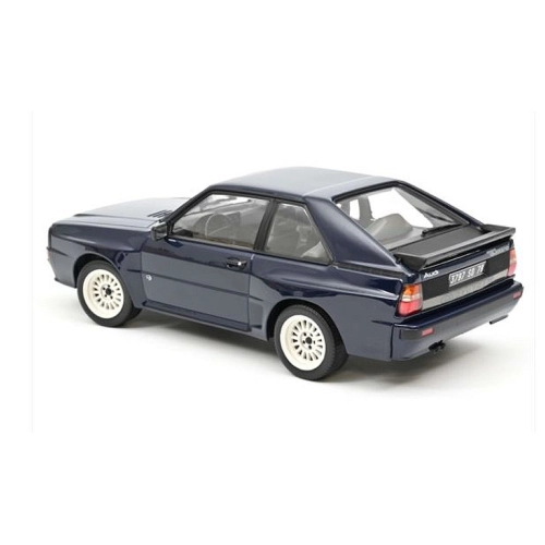 AUDI SPORT QUATTRO 1985 DARK BLUE 1:18 Norev Auto Stradali Modellino