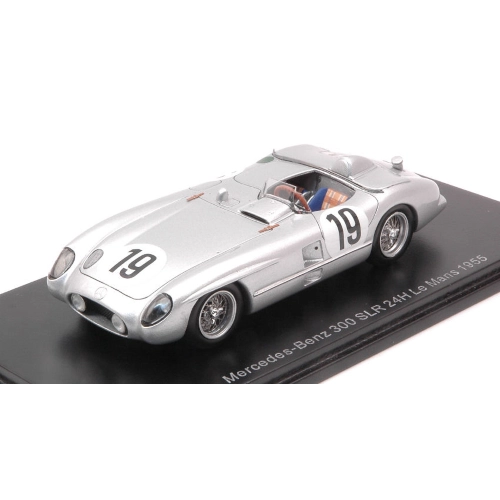 MERCEDES 300 SLR N.19 LE MANS 1955 J.M.FANGIO-S.MOSS 1:43 Spark Model Auto Competizione Modellino
