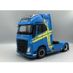VOLVO FH16 XL 500 EURO 6 CAB 2-ASSI 2018 LIGHT BLUE/YELLOW 1:18 Premium Classixx Camion Modellino