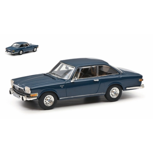 BMW GLAS 3000 V8 1967 BLUE 1:43 Schuco Auto Stradali Modellino