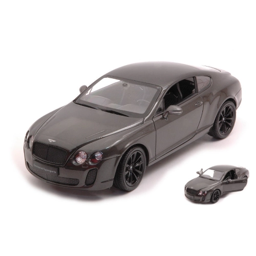 BENTLEY CONTINENTAL SUPERSPORTS 2012 GUN SILVER 1:24 Welly Auto Stradali Modellino