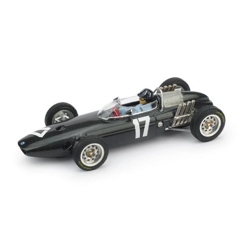 BRM P 57 GRAHAM HILL 1962 N.17 HOLLAND GP WORLD CHAMPION WITH PILOTE 1:43 Brumm Formula 1 Modellino