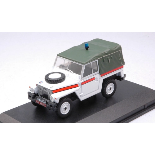 LAND ROVER LIGHTWEIGHT 1973 RAF POLICE 1:43 Oxford Forze dell'Ordine Modellino