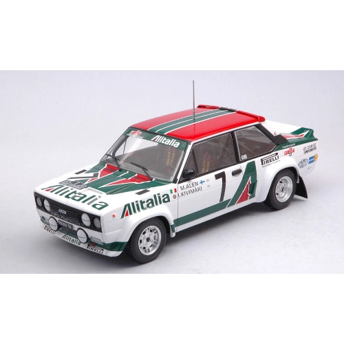 FIAT 131 ABARTH N.7 RALLY ACROPOLIS 1978 ALEN-KIVIMAKI 1:24 Ixo Model Auto Rally Modellino