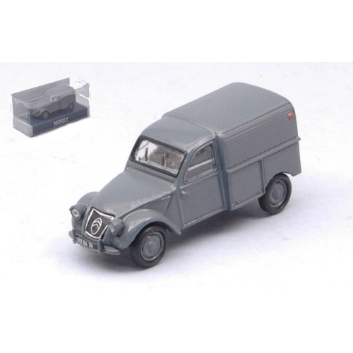 CITROEN 2 CV AU 1953 DARK GREY 1:87 Norev Auto Stradali Modellino
