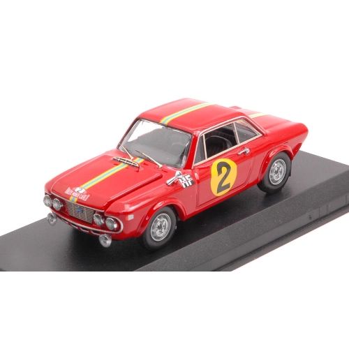 LANCIA FULVIA 1.3 COUPE' HF N.2 MONTE CARLO 1967 MUNARI-HARRIS 1:43 Best Model Auto Rally Modellino