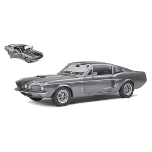 SHELBY GT500 1967 GREY & BLACK STRIPES 1:18 Solido Auto Stradali Modellino