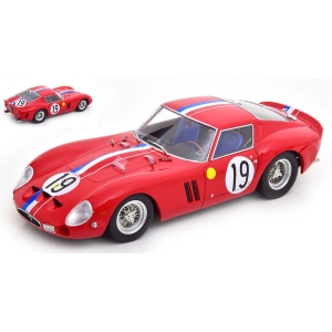 FERRARI 250 GTO N.19 2nd LE MANS 1962 NOBLET-GUICHET 1:18 KK Scale Auto Competizione Modellino
