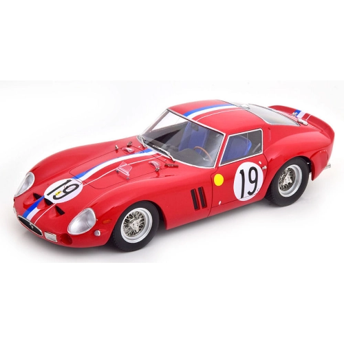 FERRARI 250 GTO N.19 2nd LE MANS 1962 NOBLET-GUICHET 1:18 KK Scale Auto Competizione Modellino