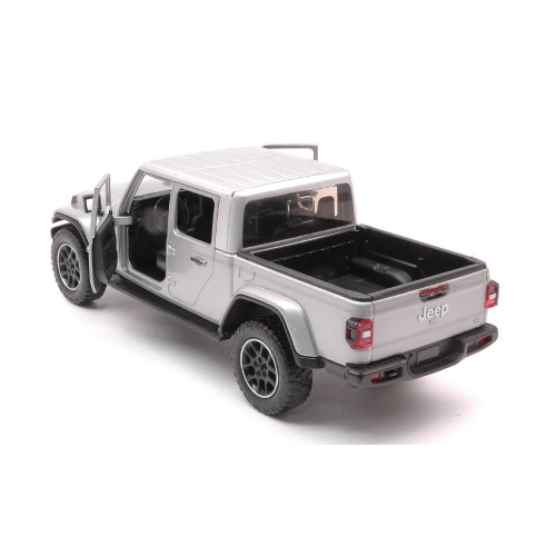 JEEP GLADIATOR 2020 OVERLAND HARD TOP SILVER 1:24 MotorMax Auto Stradali Modellino