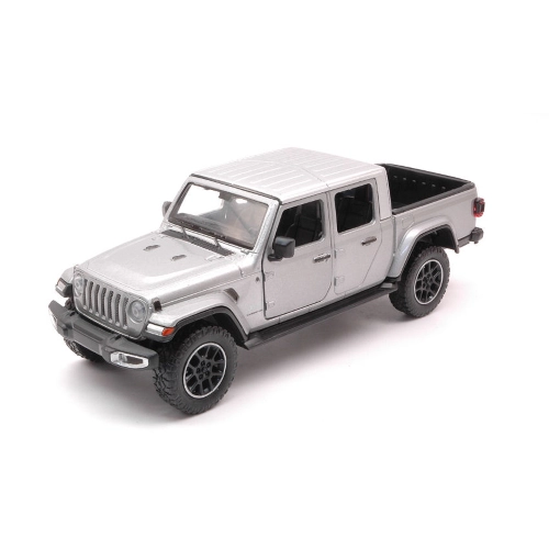 JEEP GLADIATOR 2020 OVERLAND HARD TOP SILVER 1:24 MotorMax Auto Stradali Modellino