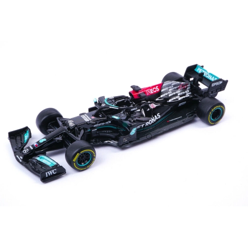 MERCEDES F1 W12 EQ POWER LEWIS HAMILTON 2021 N.44 1:43 Burago Formula 1 Modellino