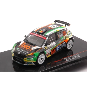 SKODA FABIA R5 EVO N.35 RALLY MONZA 2020 DE CECCO-HUMBLET 1:43 Ixo Model Auto Rally Modellino