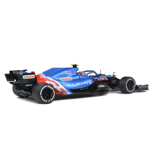 ALPINE A521 ESTEBAN OCON 2021 N.31 PORTUGAL GP 1:18 Solido Formula 1 Modellino