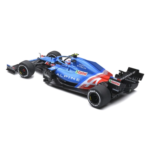 ALPINE A521 ESTEBAN OCON 2021 N.31 HUNGARY GP 1:18 Solido Formula 1 Modellino