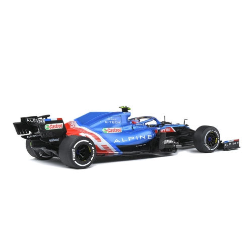 ALPINE A521 ESTEBAN OCON 2021 N.31 HUNGARY GP 1:18 Solido Formula 1 Modellino