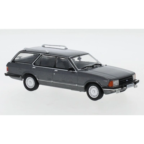 FORD GRANADA MK II TURNIER 1.8i GHIA 1978 METALLIC GREY 1:43 Ixo Model Auto Stradali Modellino