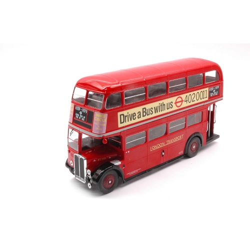 AEC REGENT MKIII RT 1950 LONDON TRANSPORT 1:43 Ixo Model Autobus Modellino