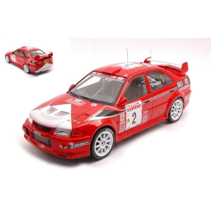 MITSUBISHI LANCER RS EVOL.VI N.2 RALLY SAN REMO 1999 LOIX/SMEETS 1:18 Ixo Model Auto Rally Modellino
