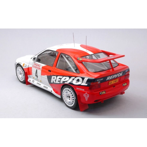 FORD ESCORT RS COSWORTH N.4 RALLY SAN REMO 1996 SAINZ/MOYA 1:18 Ixo Model Auto Rally Modellino