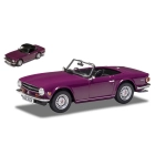 TRIUMPH TR6 SPIDER 1969 MAGENTA 1:43 Vanguards Auto Stradali Modellino