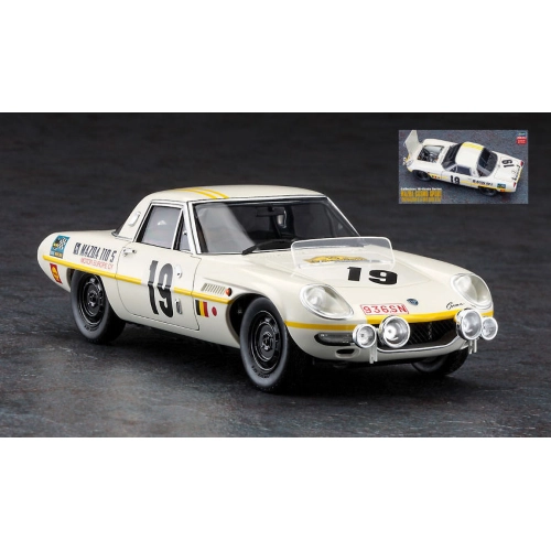 MAZDA COSMO SPORT 1968 MARATHON DE LA ROUTE SUPER DETAIL KIT 1:24 Hasegawa Kit Auto Modellino
