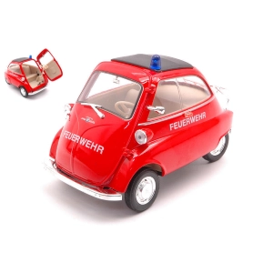 BMW ISETTA FEUERWEHR 1955 1:18 Welly Pompieri Modellino
