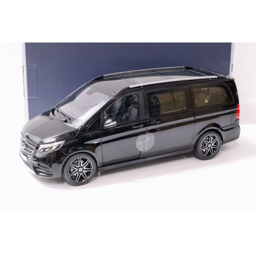 MERCEDES V-CLASS AMG-LINE 2018 BLACK 1:18 Norev Auto Stradali Modellino