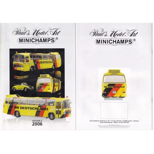 CATALOGO MINICHAMPS 2006 EDITION 1 YELLOW PAG.250 Minichamps Cataloghi Modellino