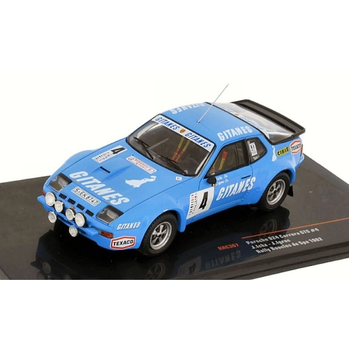 PORSCHE 924 CARRERA GTS N.4 BOUCLES DE SPA 1982 ICKX-IGREC 1:43 Ixo Model Auto Rally Modellino