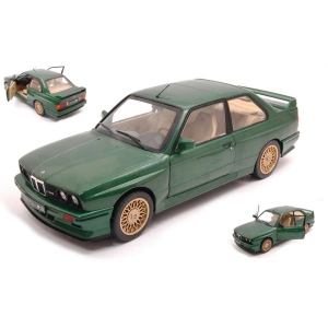 BMW E30 M3 1990 BRITISH RACING GREEN 1:18 Solido Auto Stradali Modellino