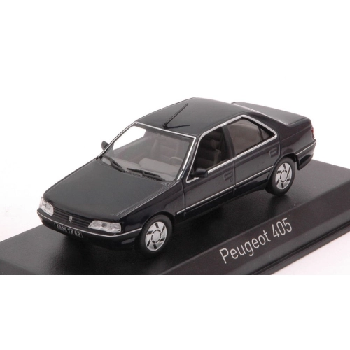 PEUGEOT 405 SRi 1991 DARK BLUE 1:43 Norev Auto Stradali Modellino