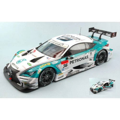 LEXUS RC F N.36 SUPER GT500 OKAYAMA 2015 D.ITO-J.ROSSITER 1:18 Ebbro Auto Competizione Modellino