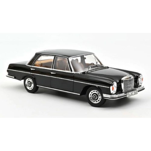 MERCEDES 280 SE 1968 BLACK 1:18 Norev Auto Stradali Modellino