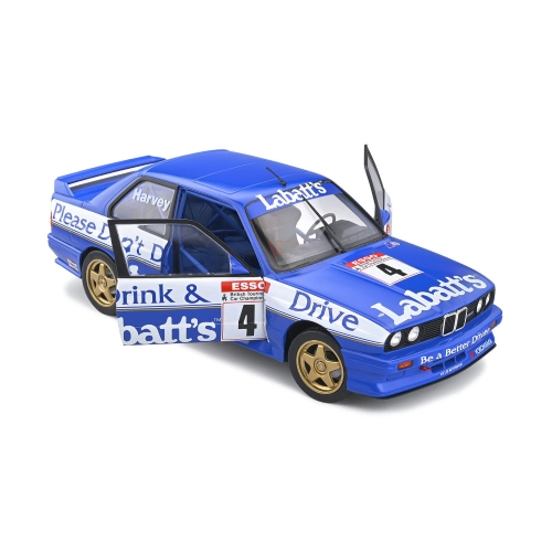 BMW E30 M3 N.4 BTCC 1991 HARVEY 1:18 Solido Auto Competizione Modellino