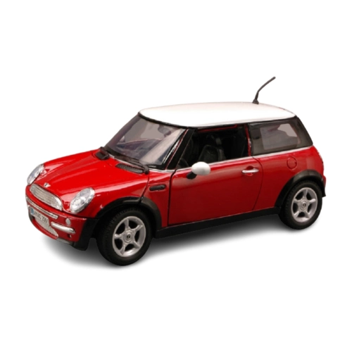 MINI COOPER 2000 RED/WHITE 1:18 MotorMax Auto Stradali Modellino