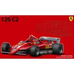 FERRARI 126 C2 N.27 1982 G.VILLENEUVE KIT 1:20 Fujimi Kit Auto Modellino