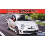 FIAT NUOVA 500 ABARTH WHITE KIT 1:24 Fujimi Kit Auto Modellino