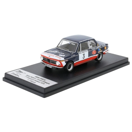 BMW 2002 TI N.3 7th CIRCUIT OF IRELAND 1975 NELSON/GILLESPIE 1:43 Trofeu Auto Rally Modellino