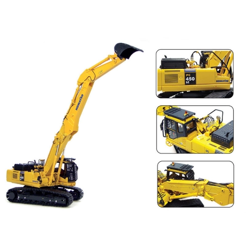ESCAVATORE KOMATSU PC450LC SHORT BOOM WITH BUCKET 1:50 Universal Hobbies Mezzi Industriali Modellino